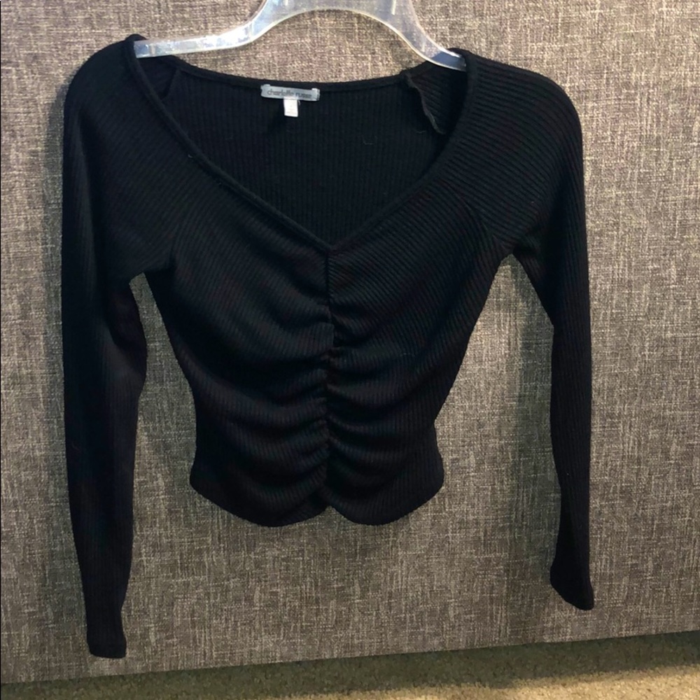 Long sleeve crop
